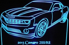 2013 Camaro 2SS/RS Acrylic Lighted Edge Lit LED Sign / Light Up Plaque Full Size Made in USA