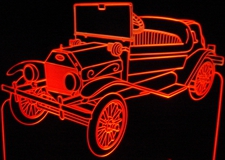 1910 Tin Lizzy Acrylic Lighted Edge Lit LED Car Sign / Light Up Plaque
