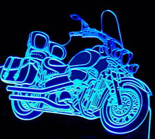 2003 Suzuki Motorcycle Acrylic Lighted Edge Lit LED Bike Sign / Light Up Plaque
