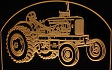 1954 Allis Chalmers Tractor Farm Equipment Acrylic Lighted Edge Lit LED Sign / Light Up Plaque Full Size Made in USA