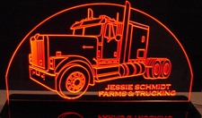 Semi IHC 9300 Truck Acrylic Lighted Edge Lit LED Sign / Light Up Plaque Full Size Made in USA