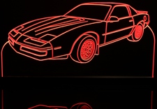 1989 Firebird Formula Acrylic Lighted Edge Lit LED Sign / Light Up Plaque Full Size Made in USA