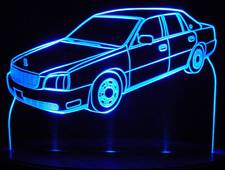 2004 Cadillac Coupe DeVille Acrylic Lighted Edge Lit LED Car Sign / Light Up Plaque