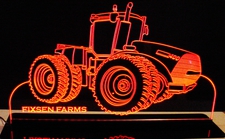 Tractor Case 400 (Choose Your own Text) Acrylic Lighted Edge Lit LED Sign / Light Up Plaque Full Size Made in USA