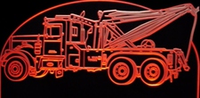 1971 Pblt Wrecker Acrylic Lighted Edge Lit LED Sign / Light Up Plaque Full Size Made in USA