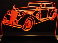 1937 Packard Acrylic Lighted Edge Lit LED Sign / Light Up Plaque Full Size Made in USA