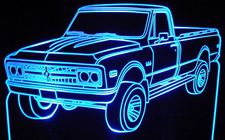 1968 GMC Pickup Truck Acrylic Lighted Edge Lit LED Sign / Light Up Plaque Full Size Made in USA
