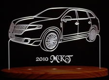 2010 Lincoln MKT Acrylic Lighted Edge Lit LED Car Sign / Light Up Plaque