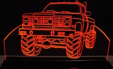 1985 Chevy Pickup Truck Acrylic Lighted Edge Lit LED Sign / Light Up Plaque Full Size Made in USA