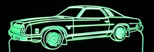 1976 Chevrolet Laguna Acrylic Lighted Edge Lit LED Car Sign / Light Up Plaque Chevy