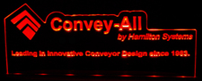 Convey-All Advertising Business Logo Sign Acrylic Lighted Edge Lit LED Sign / Light Up Plaque Full Size Made in USA