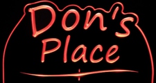 Dons Place Bar Office Room (add your own name) trophy award Acrylic Lighted Edge Lit LED Sign / Light Up Plaque Full Size Made in USA