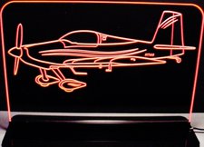 Airplane Plane Acrylic Lighted Edge Lit LED Sign / Light Up Plaque Full Size Made in USA