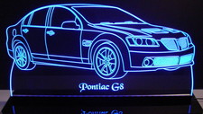2008 Pontiac G8 Acrylic Lighted Edge Lit LED Sign / Light Up Plaque Full Size Made in USA