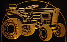 1966 Allis Chalmers B12 Tractor Acrylic Lighted Edge Lit LED Sign / Light Up Plaque Full Size Made in USA