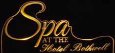 Spa Hotel Bothwell Business Advertising Logo Acrylic Lighted Edge Lit LED Sign / Light Up Plaque