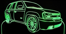 2007 Trailblazer SUV Acrylic Lighted Edge Lit LED Car Sign / Light Up PlaqueTruck